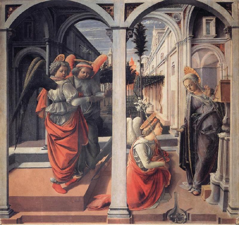 Fra Filippo Lippi The Annunciation oil painting image